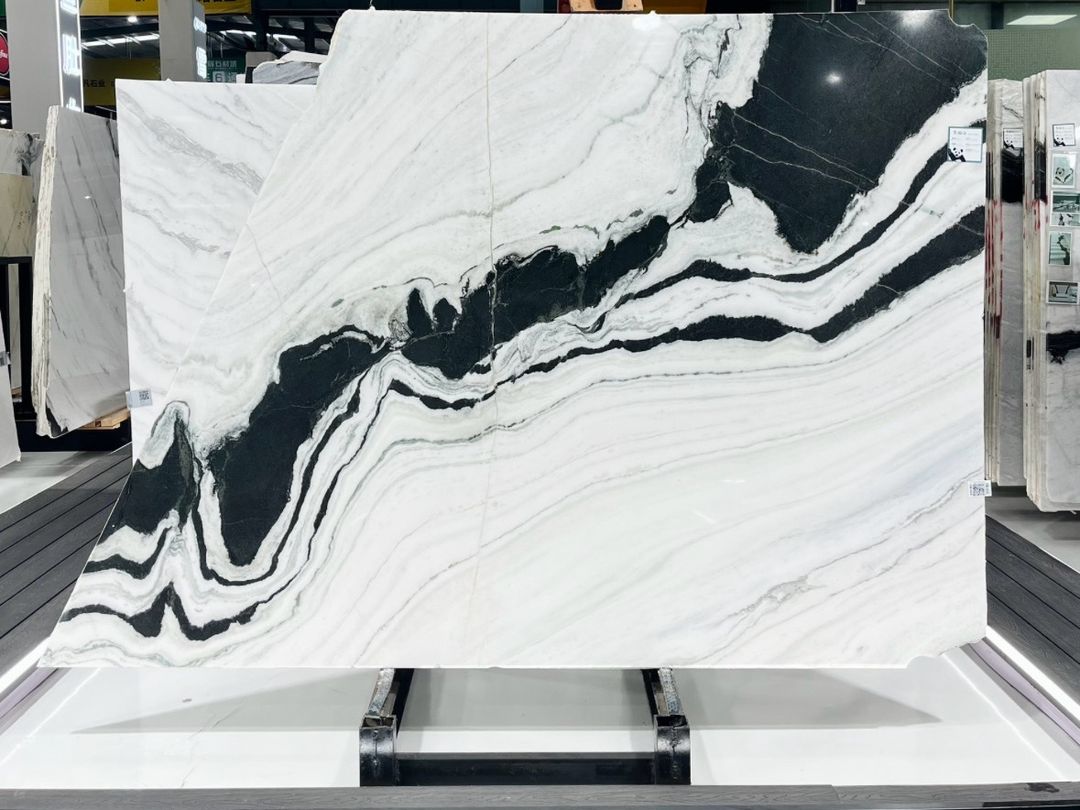 Panda White Marble Slab